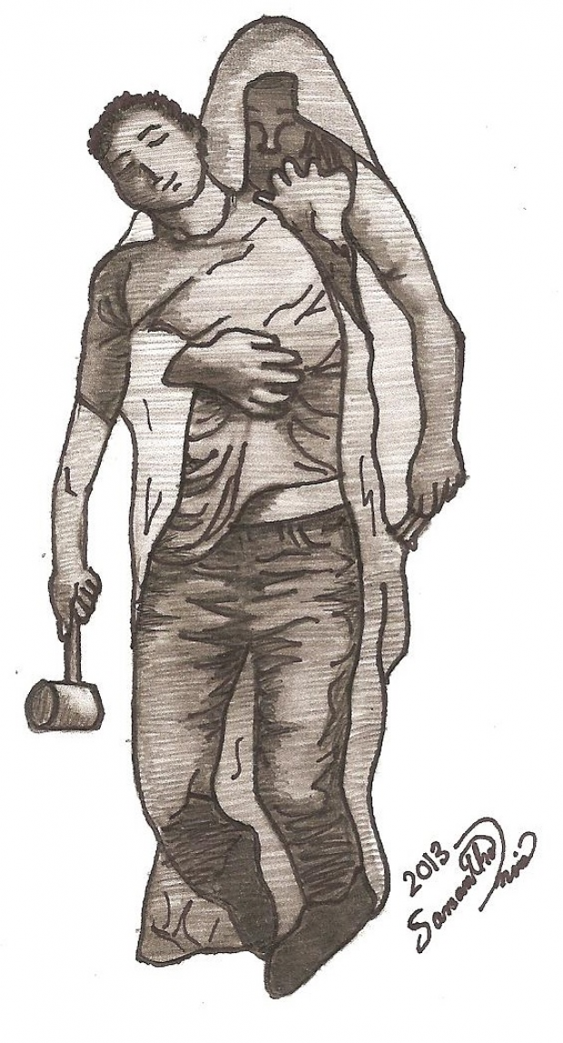 Jesus Holding Man