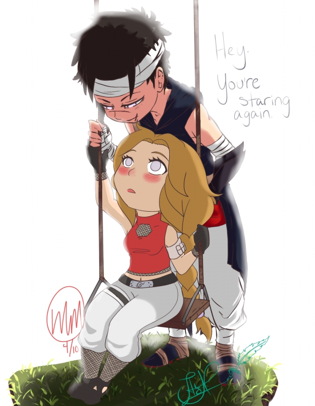 "You're staring again, itoko-chan."